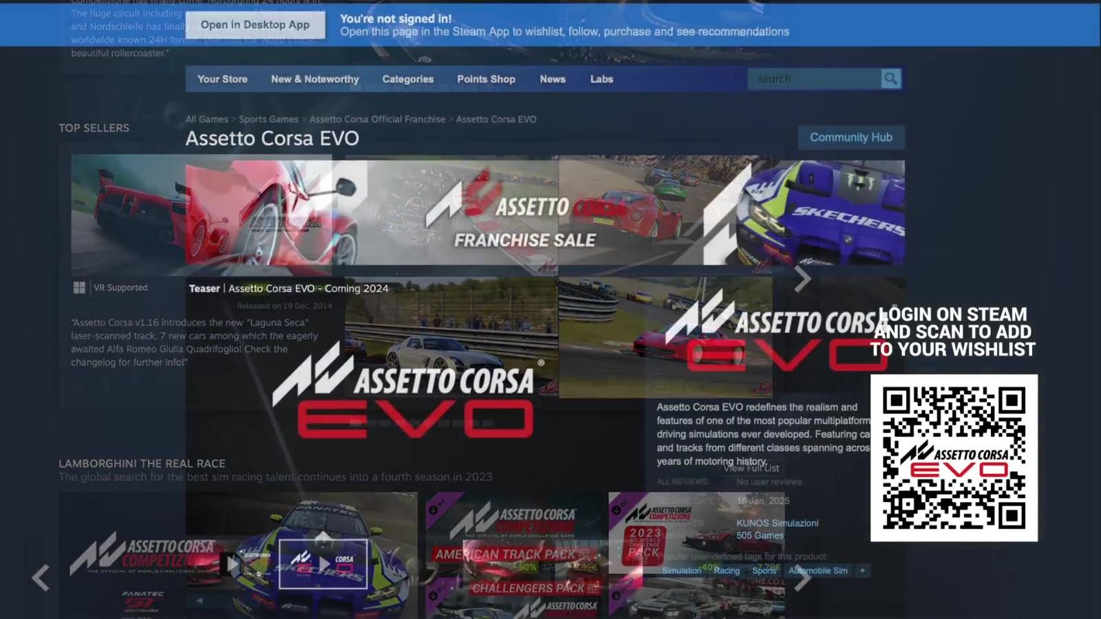 《神力科莎EVO》视频展示早期预览版画面/特性