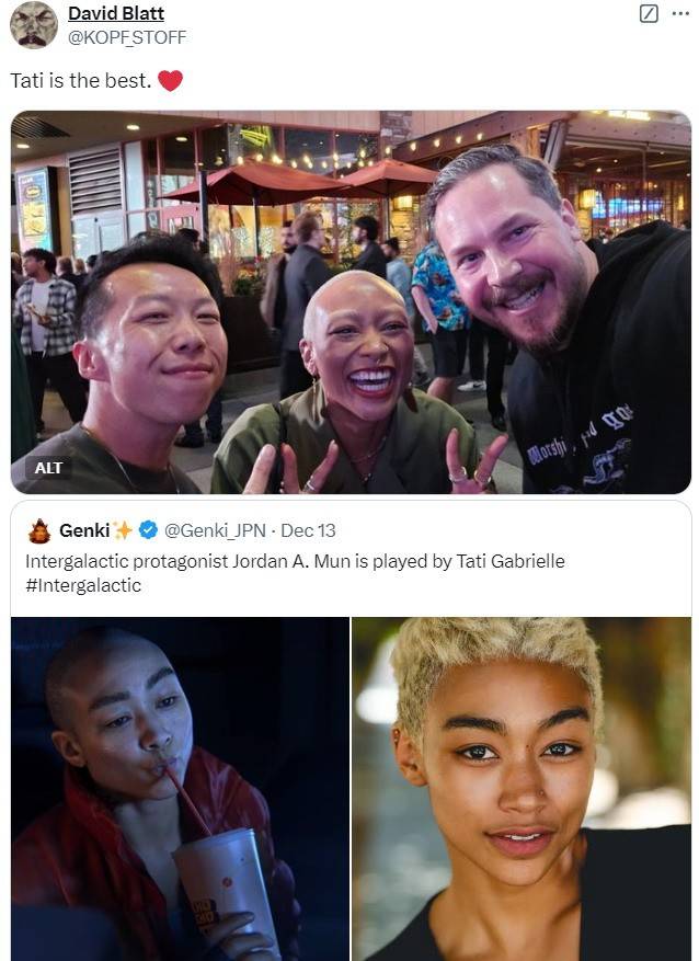 顽皮狗画师晒与《星际:异端先知》女主合照:你最棒!