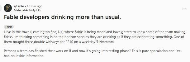 网传《神鬼寓言4》开发完成了：开发团队在买酒庆祝