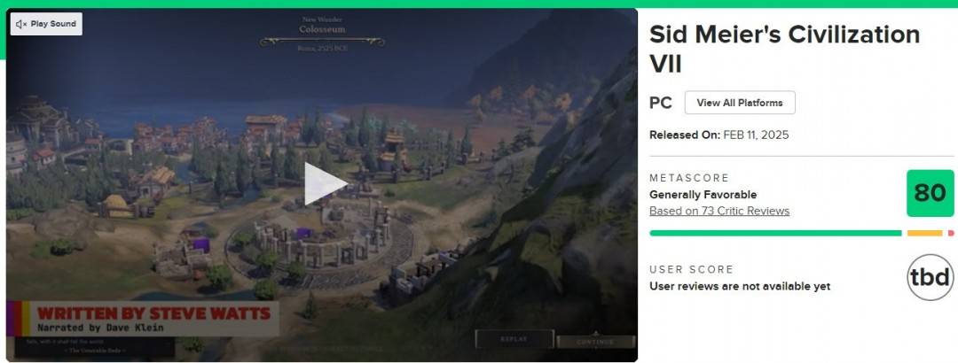 《文明7》IGN评7分:让人忍不住再来一回合!