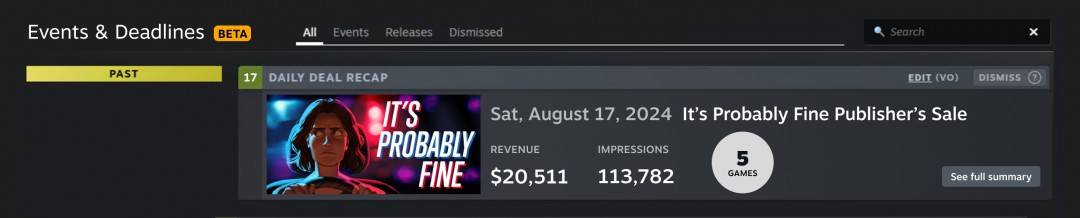 Steam每日特惠更新：宣传位增加 新添促销回顾功能
