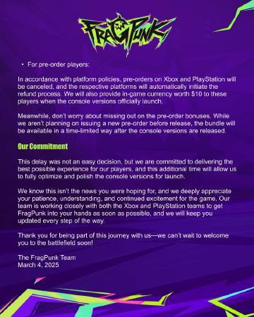 界外狂潮主机版延期：优化与适配的挑战