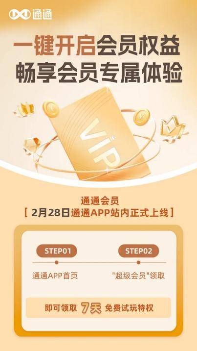 通通App超级会员上线，打通平台功能创造个性化产品体验