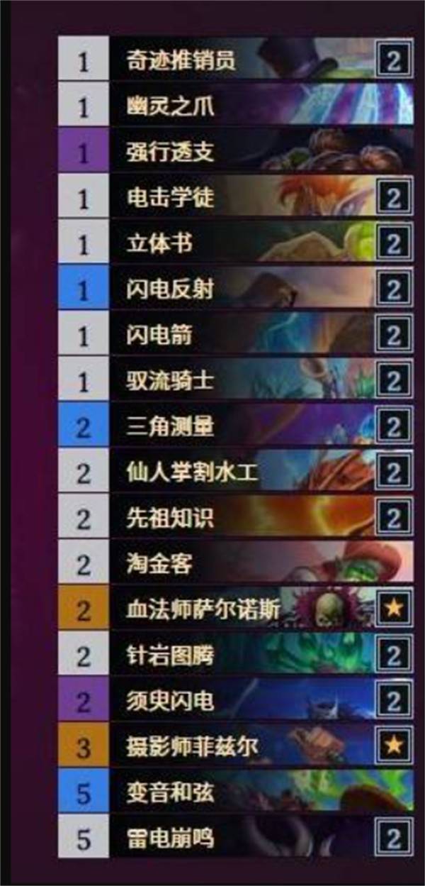 炉石传说自然萨登顶天梯卡组推荐 快攻流构筑与实战全攻略