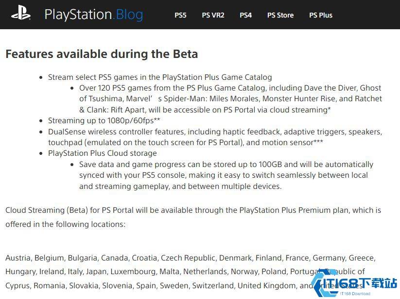 索尼PS Plus云游戏全球扩容 经典游戏库突破掌机限制