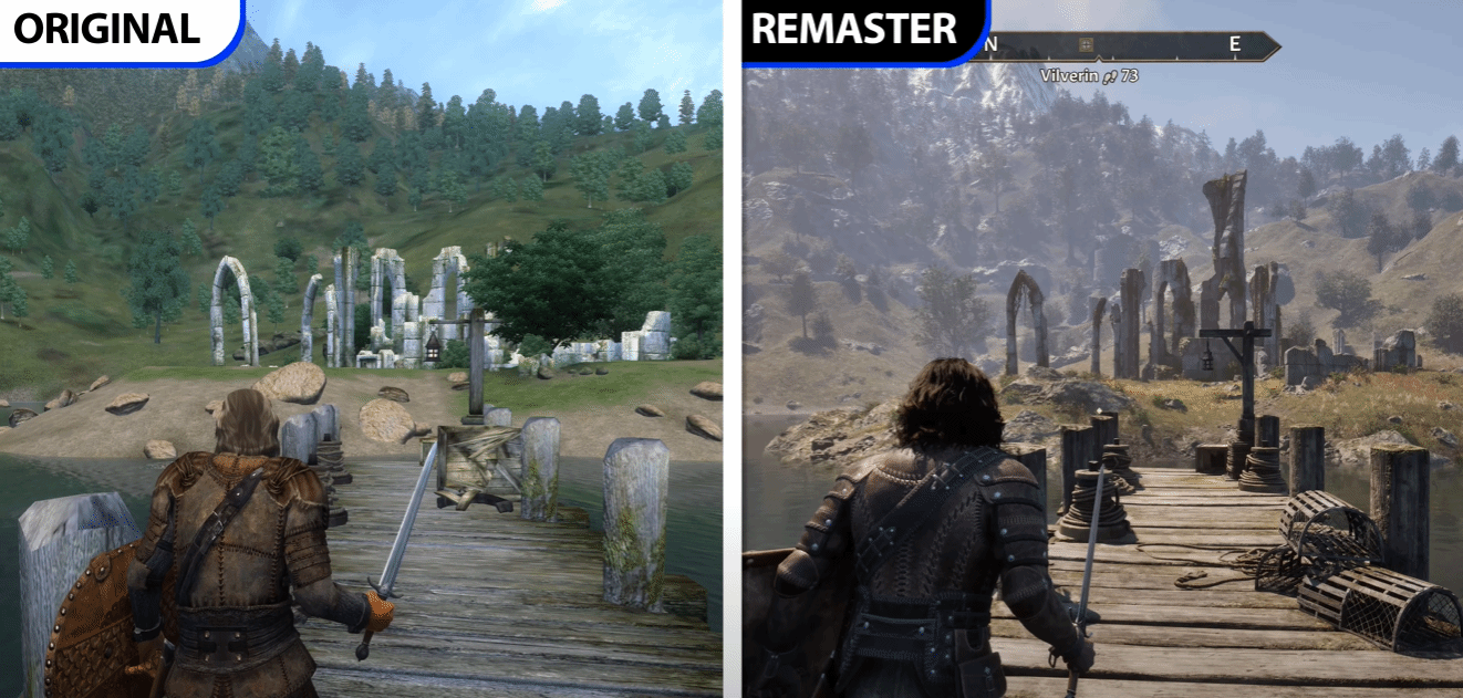 上古卷轴4湮灭重制版较原版革新内容一览