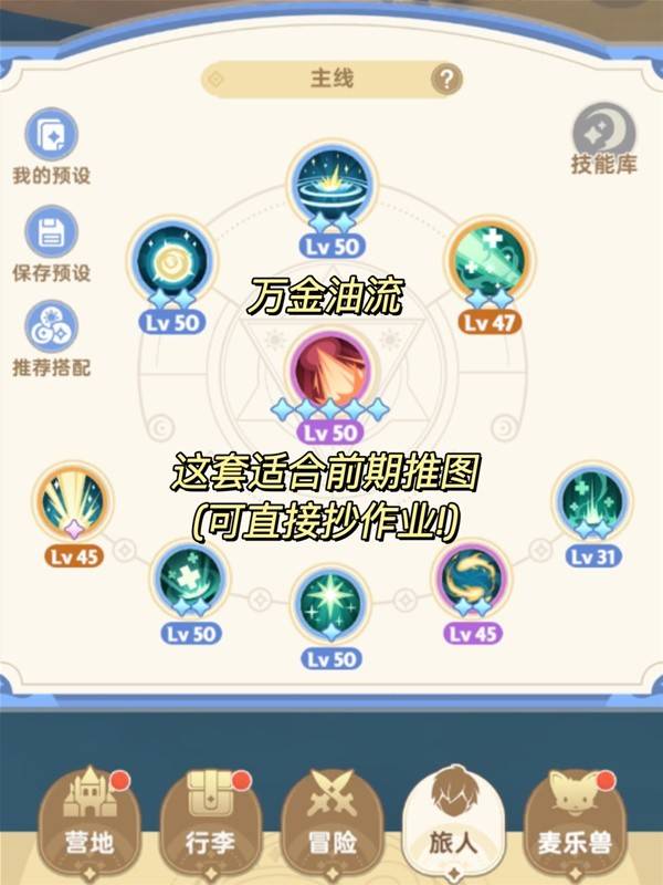 《出发吧麦芬》服士技能搭配推荐