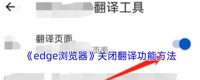 手机Edge必看技巧！3步永久关闭烦人自动翻译