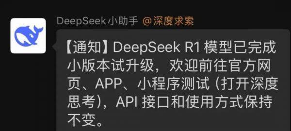 DeepSeek R1模型完成“小版本试升级” 编程、逻辑理解上了一个层次！