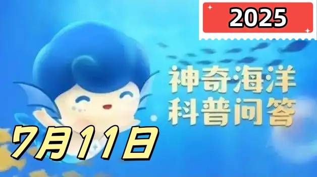 以下哪种海洋生物会变色-神奇海洋7月11日答案最新2025