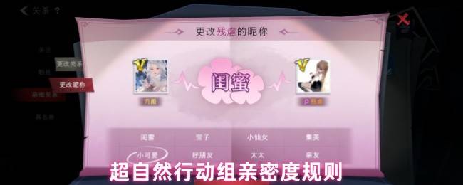 超自然行动亲密度冲刺指南！解锁叠叠公主抱全攻略