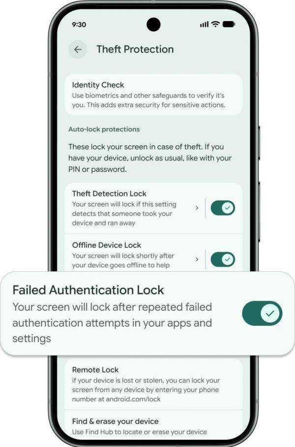 谷歌升级安卓16防盗机制，多重措施让小偷“望机兴叹”