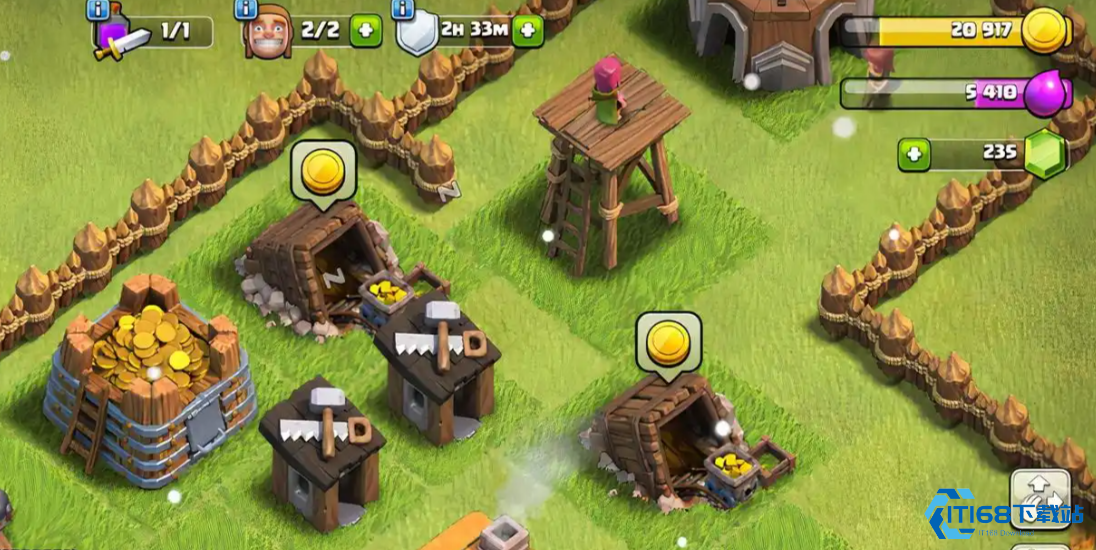 部落冲突怎么抢金币